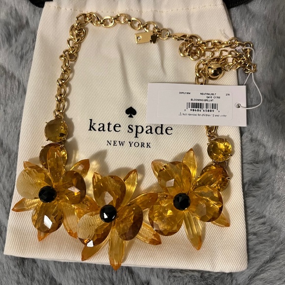 Kate Spade Brilliant Blooming Flower Necklace - Picture 1 of 10